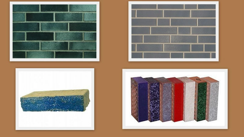 Кирпич, покрытый глазурью