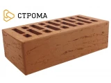 Облицовочный кирпич полуторный утолщенный 1,4 НФ Терракотовый рустик, Строма