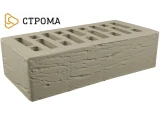 Облицовочный кирпич одинарный 1НФ Латте рустик, Строма