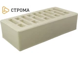 Облицовочный кирпич одинарный 1НФ Латте гладкий, Строма